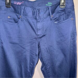 Lilly Pulitzer Blue Skinny Mini Jeans 6